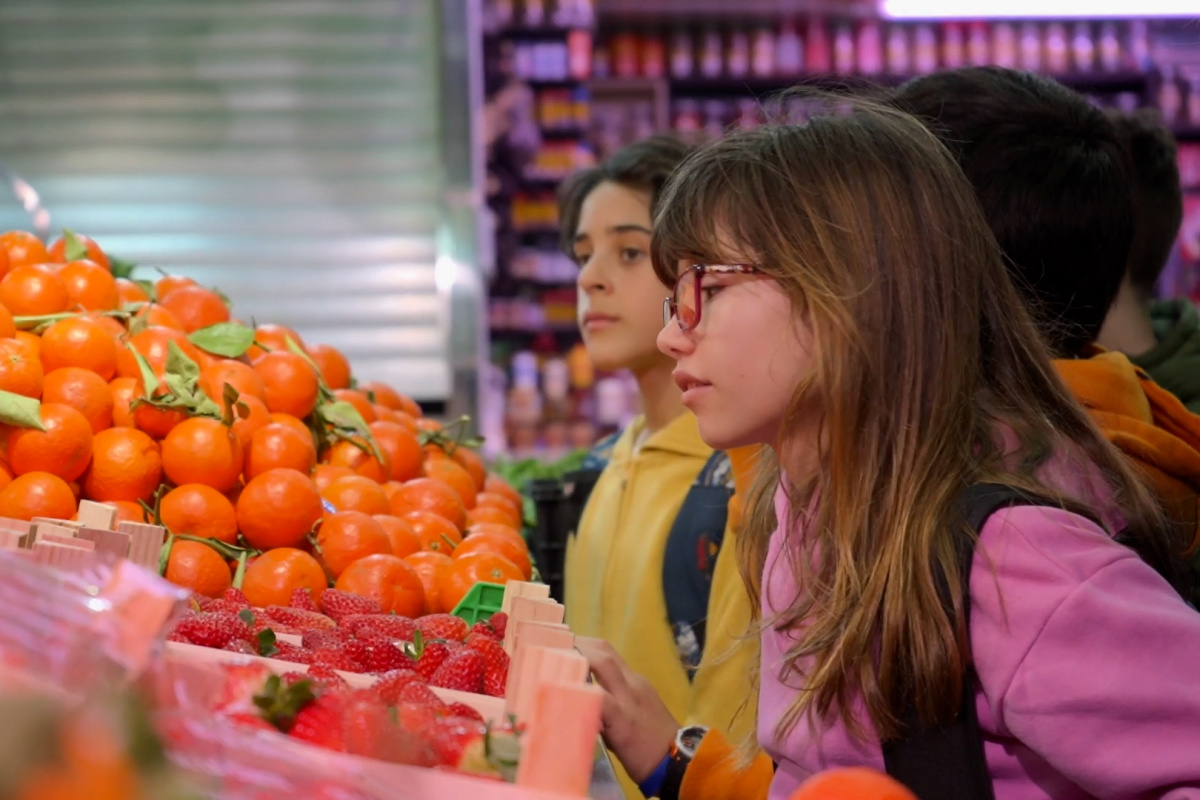 Los estudiantes podrán descubrir las características sensoriales de frutas y verduras.