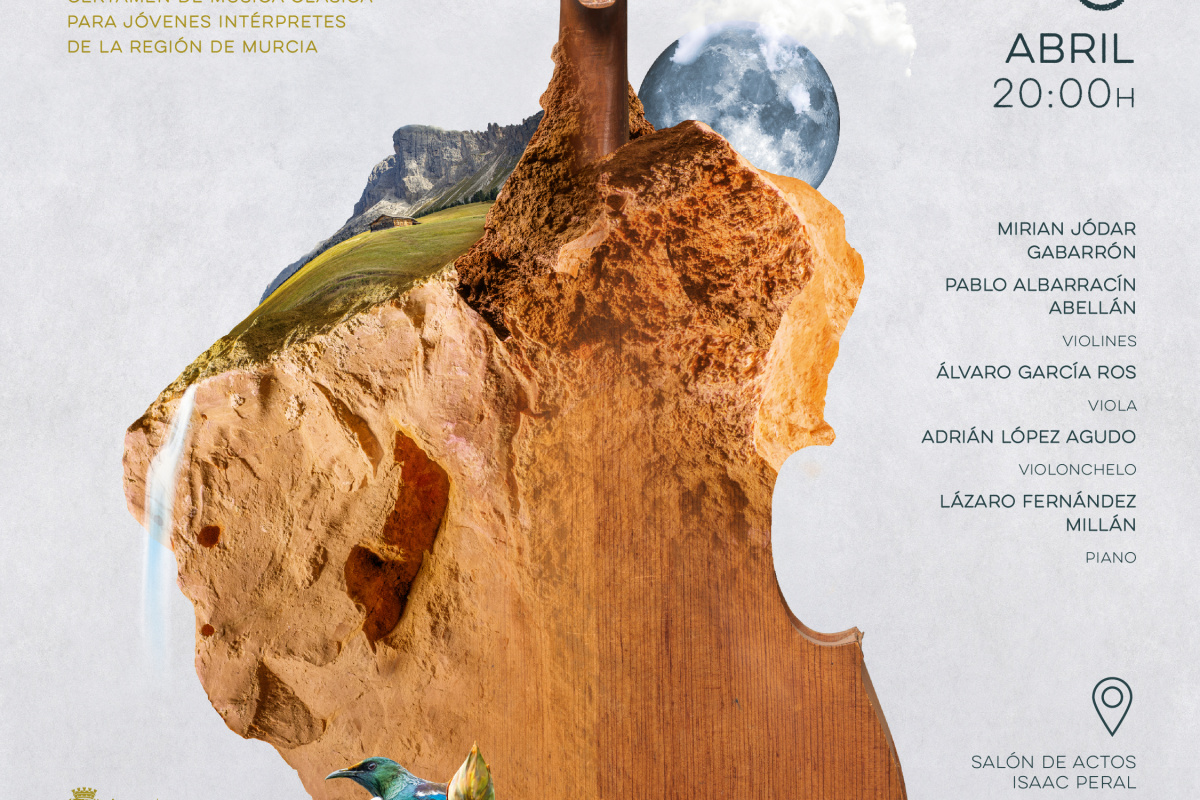 Cartel anunciado para el concierto.