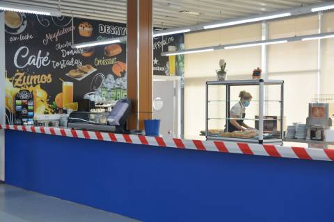 Imagen de la cafetería de Antigones.