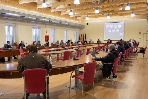 Asistentes al Consejo de Gobierno de este viernes.