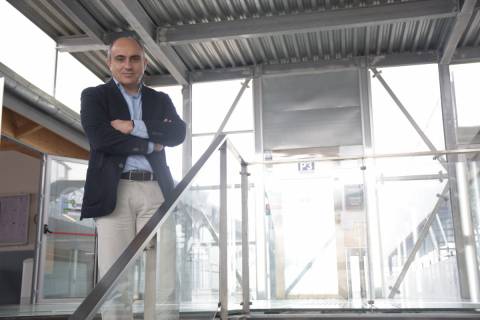 Jorge Reig Berlanga en la Facultad de Ciencias de la Empresa de la UPCT.