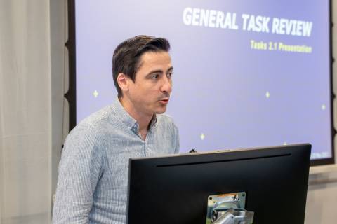 Rafael Toledo, vicerrector de Internacionalización y Universidad Europea de la UPCT, ayer en Dublín.