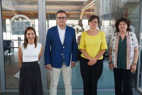 Irene Escuín, Ángel Rafael Martínez, Natalia Carbajosa y María del Mar Vázquez.