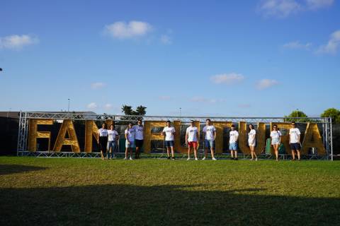 Responsables de los talleres UPCT en el Fan Futura Fest