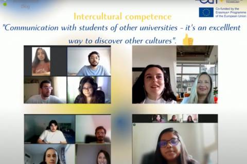 Algunos de los estudiantes que han participado en el proyecto intercultural.