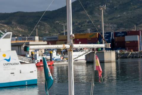 Fotografía del puerto de Cartagena.