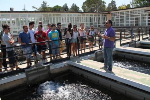 Alumnos de un curso de verano de la UPCT en 2018.