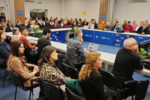 Imagen de una de las reuniones, cedida por la Universidad Tecnológica de Sofía.