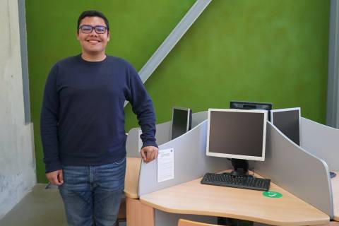 Uno de los estudiantes de movilidad internacional que ha elegido la UPCT es Esteban González Valverde