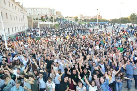 Una multitud como no se recordaba ha participado este año en las paellas de las Fiestas de San José 2017.