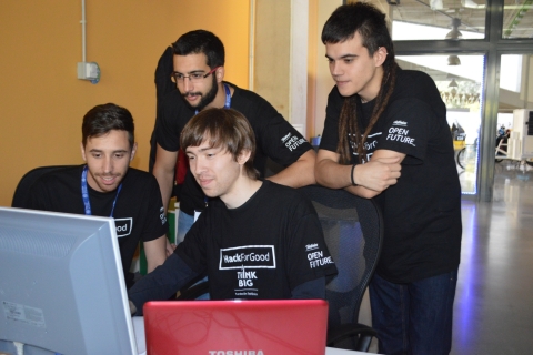 Participantes del HackForGood de la UPCT.