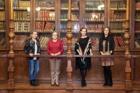 Representantes de la Asociación de Mujeres Científicas de la Región de Murcia. Foto de Ana Bernal para la Revista Cultural del Real Casino de Murcia