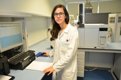 Silvia Mendoza en los laboratorios de Marnys.
