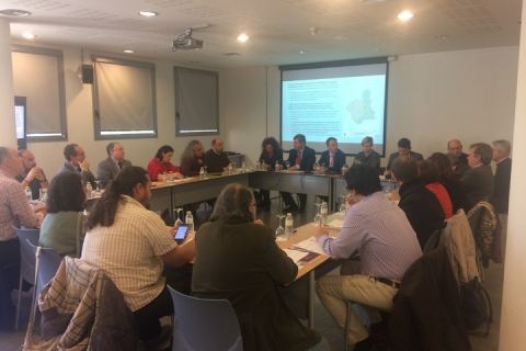 Reunión del Consejo Asesor del Mar Menor en la que se apropó el Plan de Gestión para el que la UPCT hizo el informe económico.