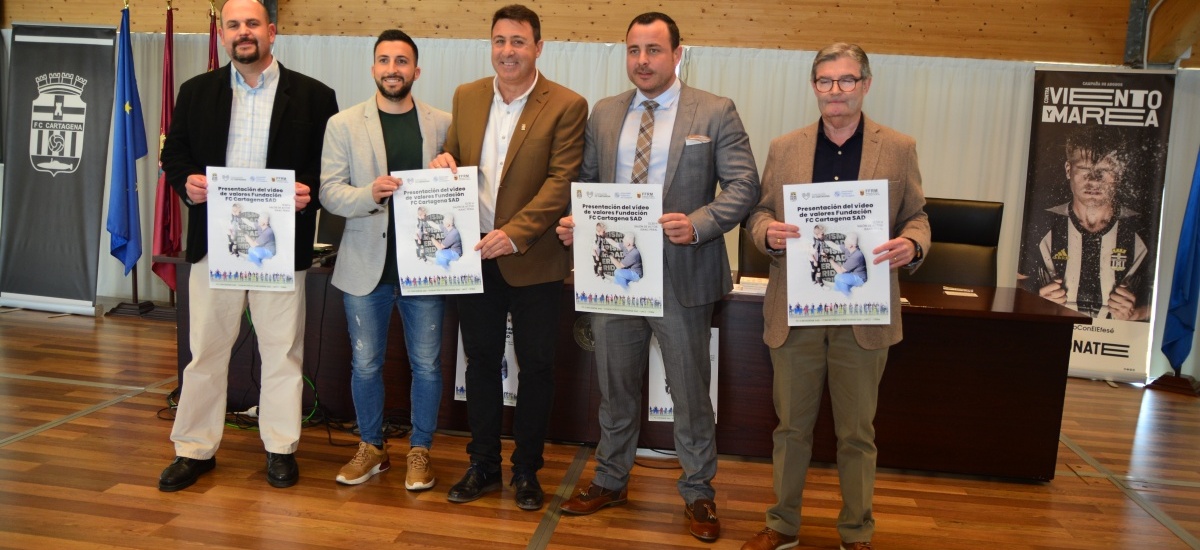 La Fundación del FC Cartagena presenta en la UPCT sus valores