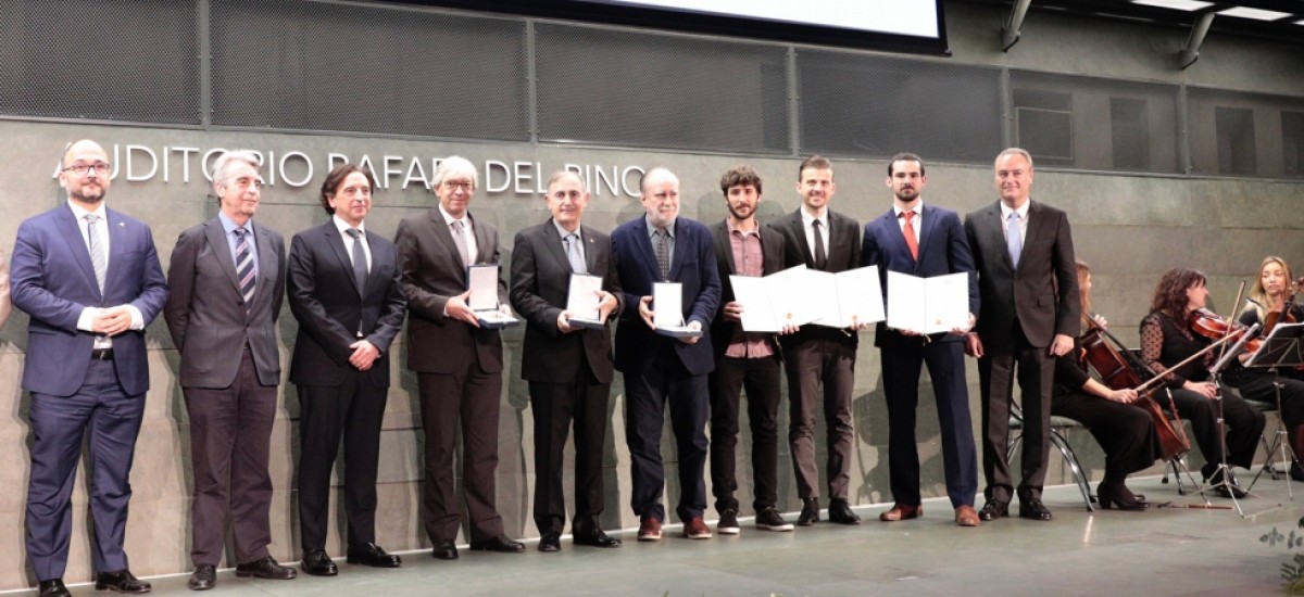 Recogen sus premios los últimos galardonados de la UPCT por el Consejo General de la Arquitectura Técnica