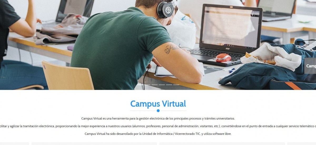 El nuevo Campus Virtual actualiza y mejora la usabilidad del antiguo Portal de Servicios