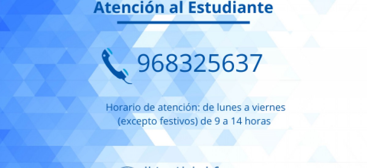 El Servicio de Atención al Estudiante responde a las dudas de los alumnos por teléfono