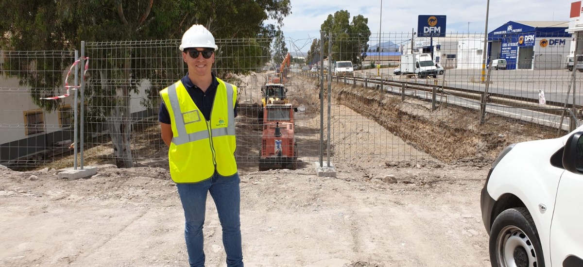 Alejandro Casanova, ingeniero civil por la UPCT: «Trabajo en Aguas de Lorca gracias a la beca de la cátedra Hidrogea»