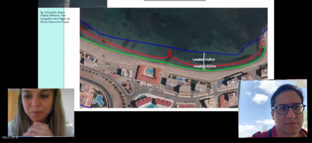 Un estudio cuantifica en casi 45 metros la regresión de la playa de la Ensenada del Esparto desde la construcción de Puerto Mayor
