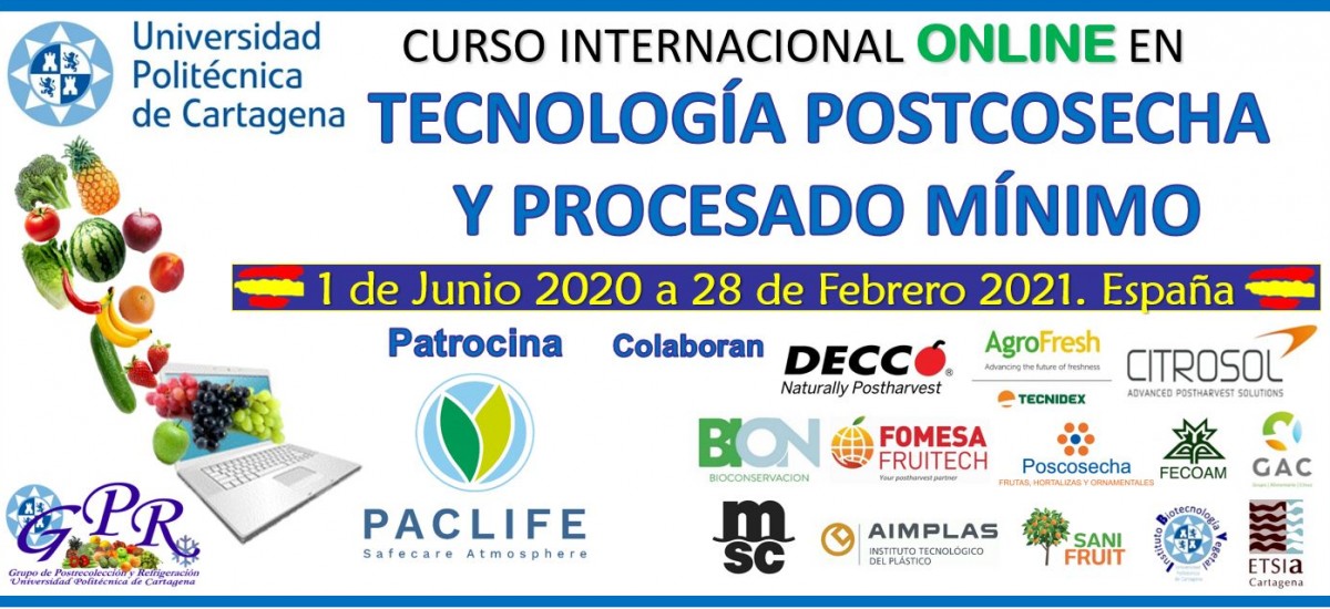 El curso internacional sobre Tecnología Postcosecha, impartido por primera vez online, ya tiene 75 inscritos de 18 países