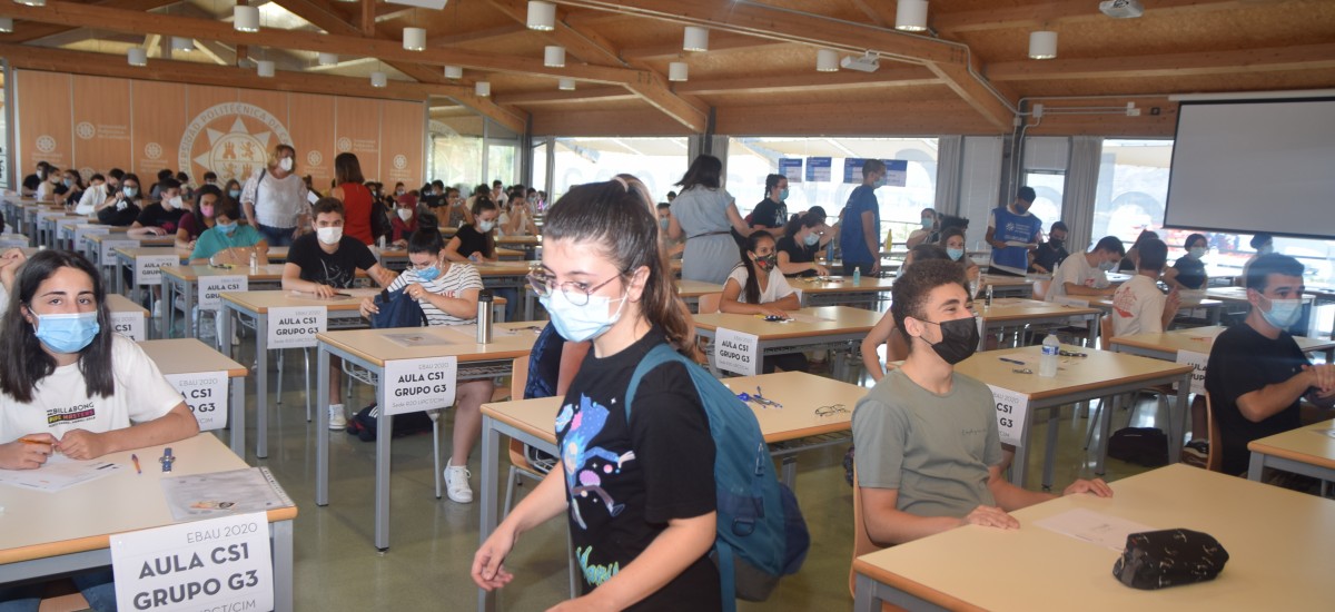 Más de 1.800 alumnos se enfrentan a la primera EBAU con distancia social