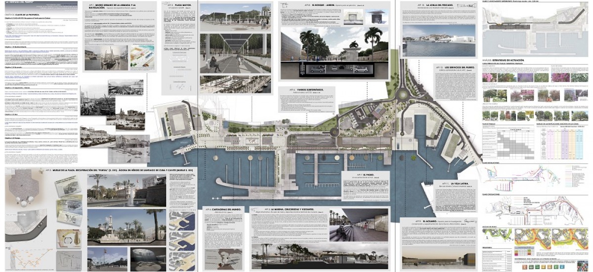 El proyecto 'La ventana del Puerto', en la que participan profesores de la UPCT, gana el concurso 'Plaza Mayor de Cartagena'