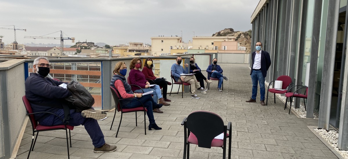 Reunión en el exterior para crear desde la UPCT la oficina de Relaciones Internacionales de la Universidad Europea de Tecnología