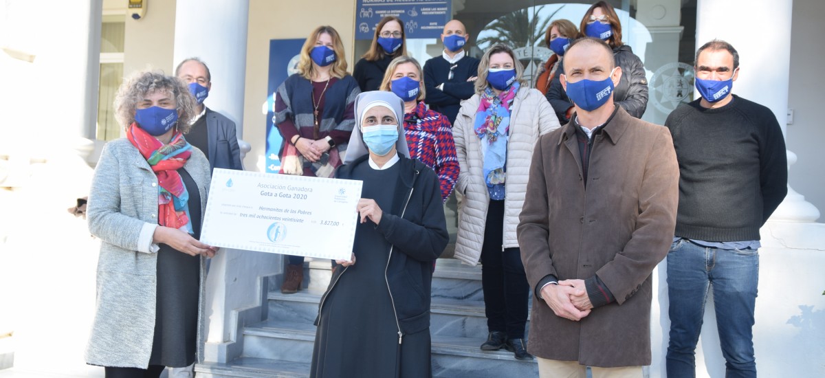 Las Hermanitas de los Pobres destinarán a calefacción la donación del 'Gota a gota' de la UPCT