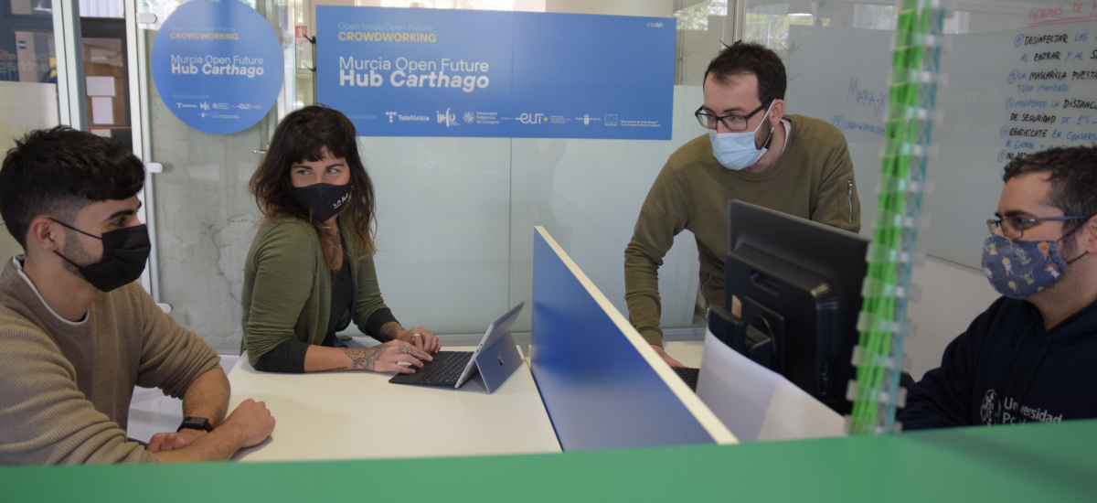 Diez plazas para emprendedores en el Crowdworking Carthago de Murcia Open Future