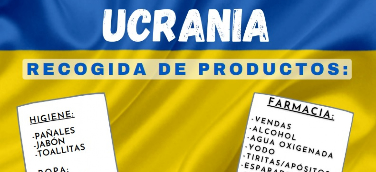 Solidaridad con Ucrania: recogida de productos higiénicos y sanitarios en todos los campus