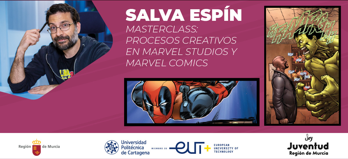 Imagen Masterclass del dibujante de Marvel, Salva Espín, sobre procesos creativos en el mundo del cómic