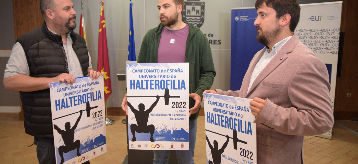 Ochenta atletas competirán en el Campeonato de España de Halterofilia organizado por la UPCT en Los Alcázares