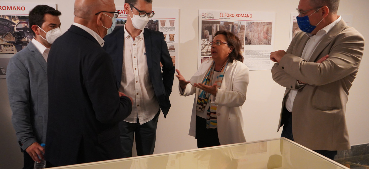 La exposición Nano-Heritage muestra el trabajo de investigadores de la UPCT para la conservación del patrimonio arquitectónico