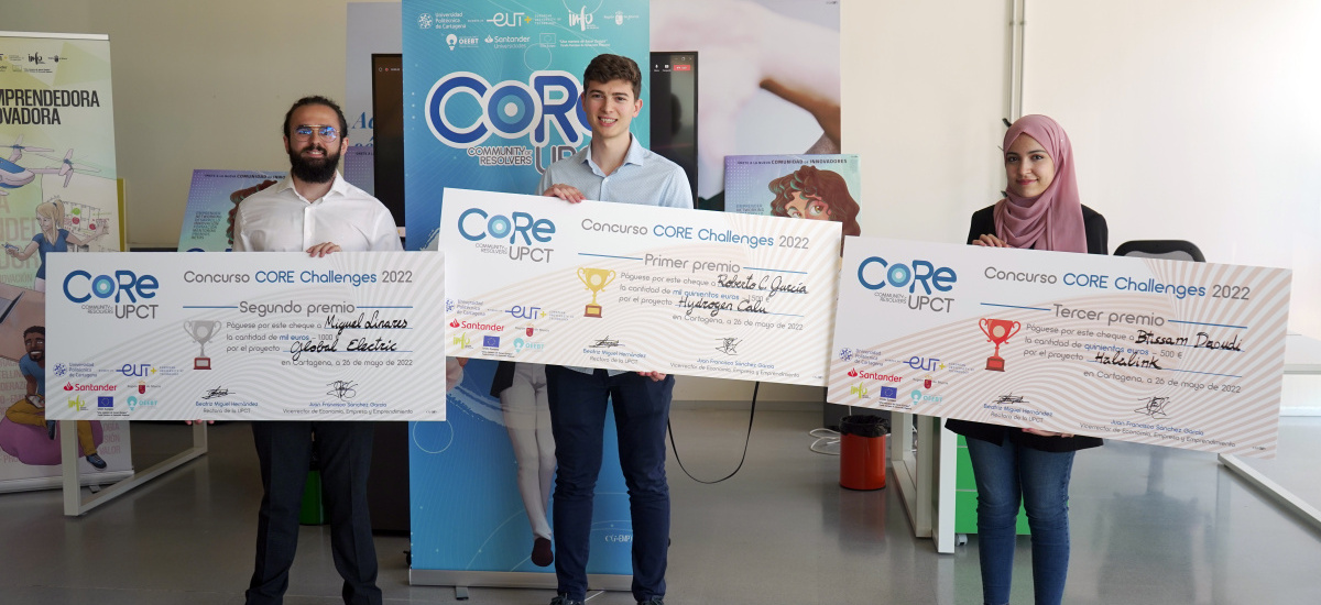 Una startup de motores de hidrógeno gana el programa de emprendimiento CORE de UPCT, INFO y el Santander