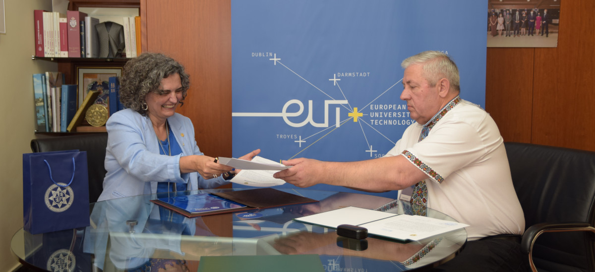 Firmado en Cartagena el primer acuerdo entre EUt+ y una universidad ucraniana