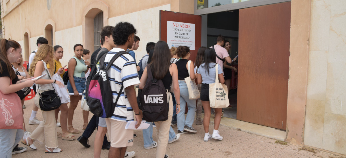 Imagen La EBAU de julio cita en la UPCT a 342 preuniversitarios, un 23% más