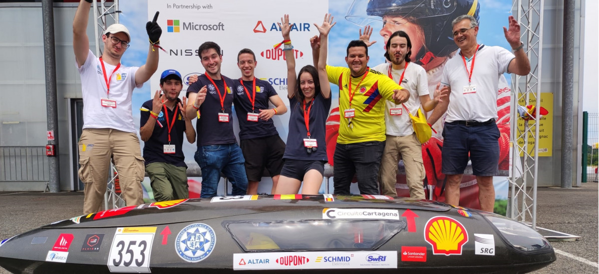 Imagen El UPCT Solar Team consigue en Francia su mejor posición en una Shell Eco-marathon