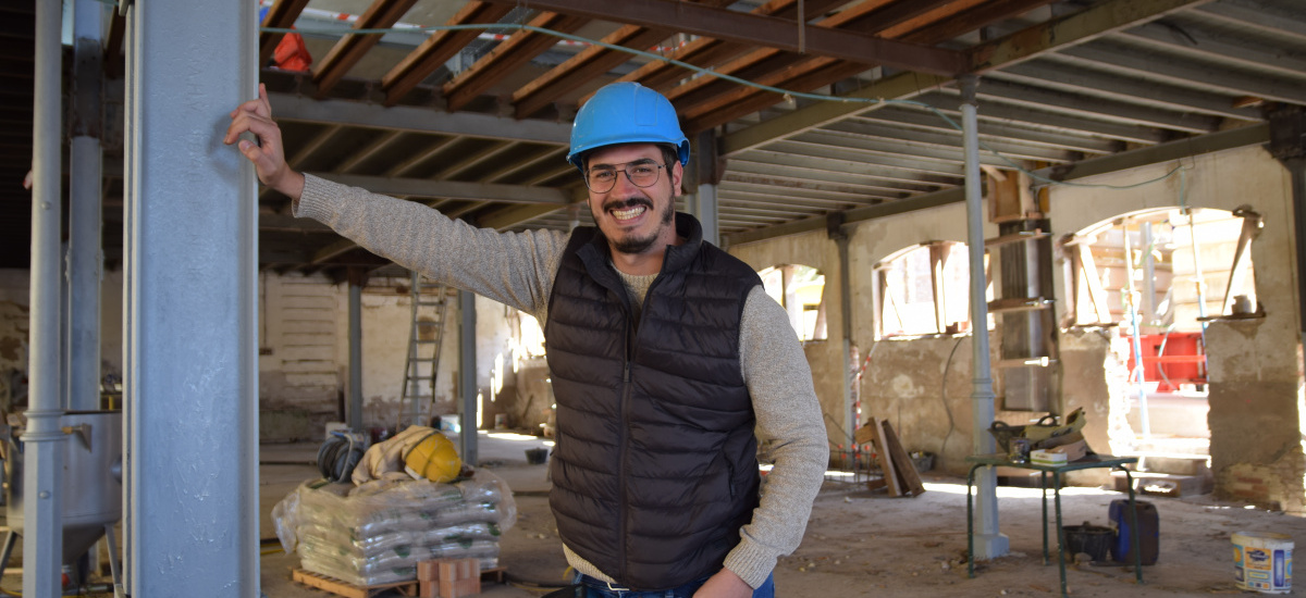 «Es un reto personal ser jefe de obra del edificio para la Escuela de Arquitectura y Edificación de la que fui alumno»