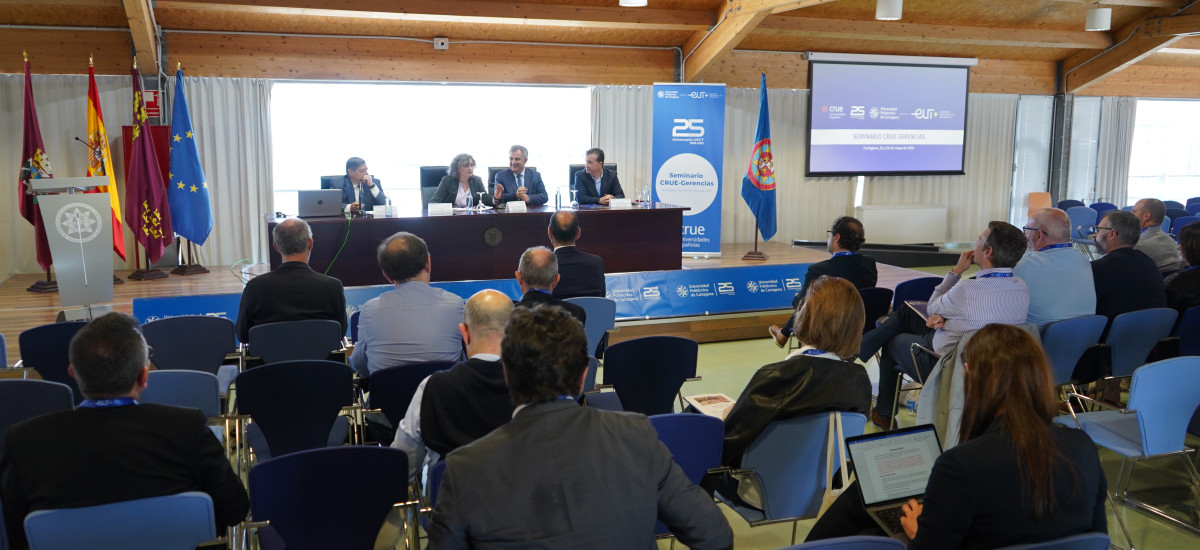 Los gerentes de universidades españolas debaten en Cartagena sobre los cambios de la nueva Ley