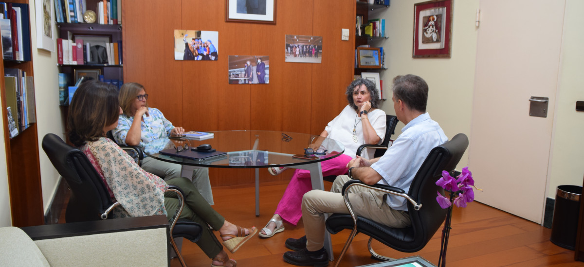 Primer encuentro de la rectora de la UPCT con el secretario general adjunto de la Unión por el Mediterráneo