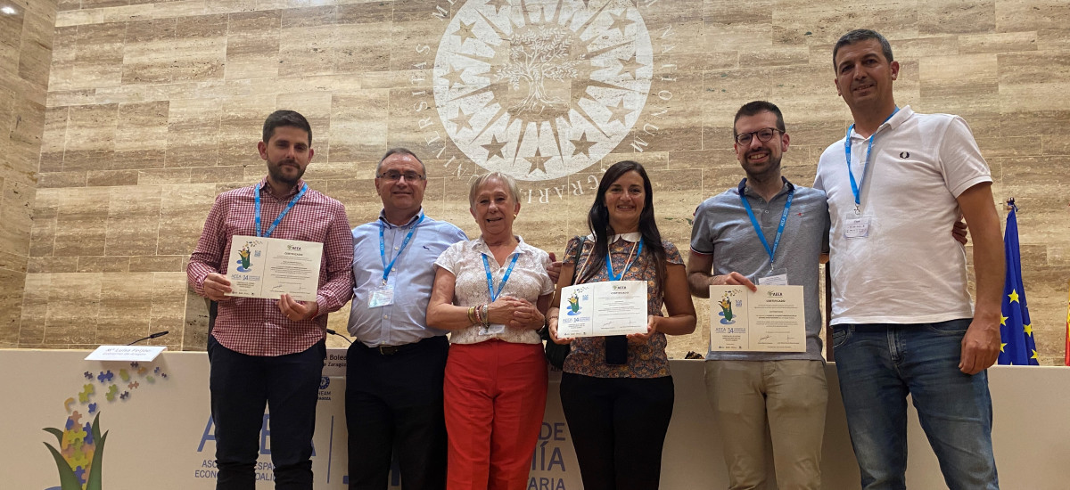 Imagen Premiados tres jóvenes investigadores de la UPCT en un Congreso de Economía Agroalimentaria