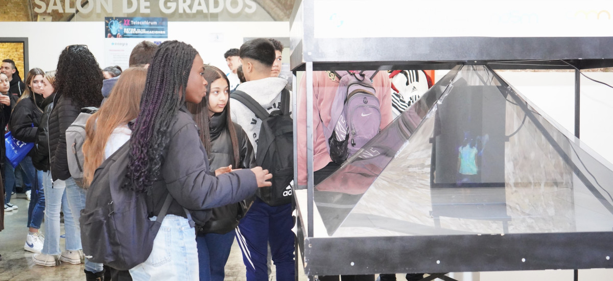 Imagen Ochenta estudiantes de Bachillerato de la iniciativa SIMIP visitan el CRAI Biblioteca de la UPCT