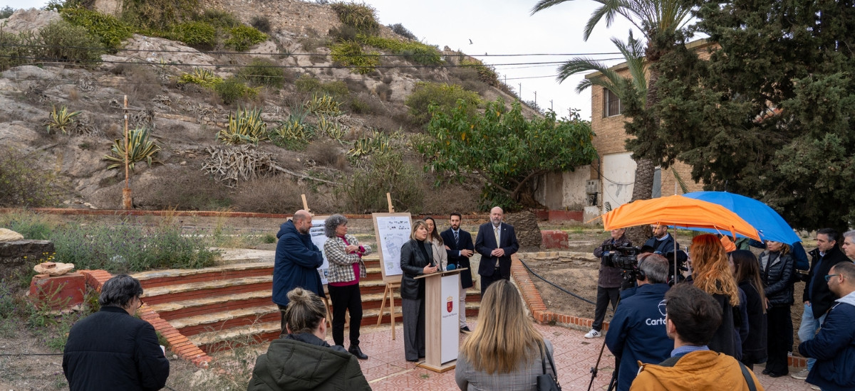 La UPCT diseña en el Plan Director del Cerro de San José un gran eje verde que conectará el Campus, la Residencia y el Rectorado