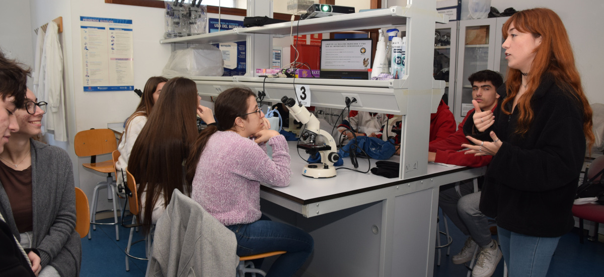 Imagen Preuniversitarios de Águilas, Mazarrón, Alguazas y La Alberca participan en los talleres de las Rutas Biotecnológicas