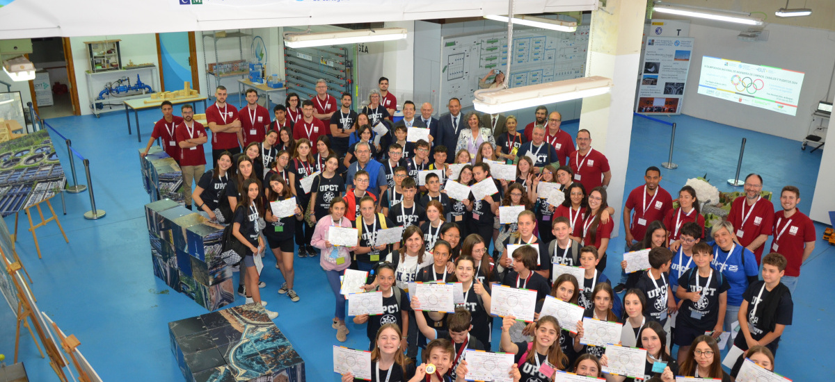 Imagen Alumnos de Franciscanos ganan las Olimpiadas de Ingeniería de Caminos en la UPCT y representarán a la Región en Burgos