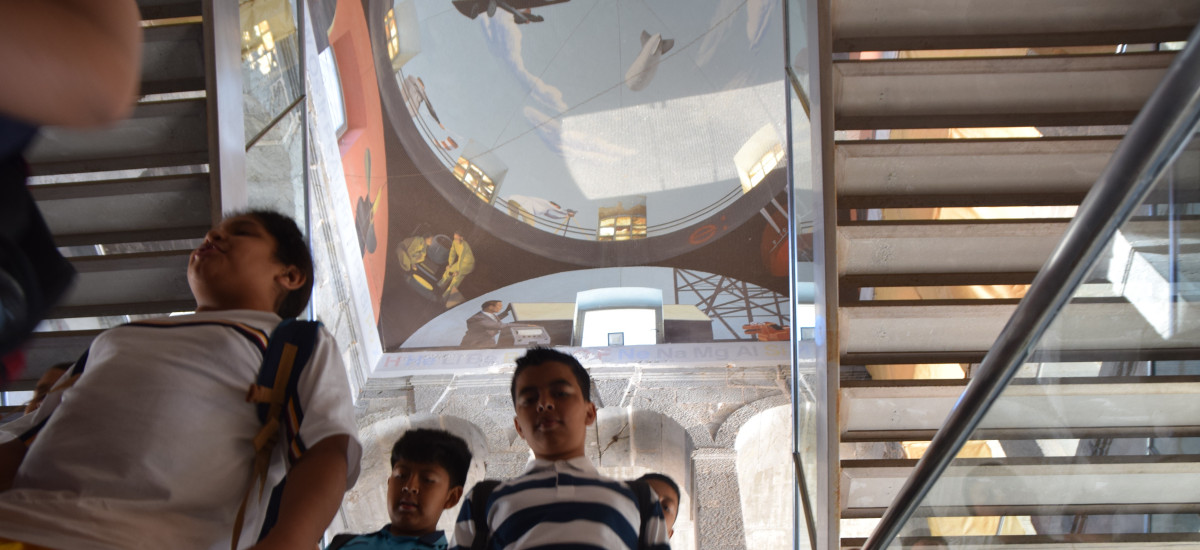Imagen Un centenar de estudiantes de Primaria de siete colegios de San Javier participan en Pioneros de la Aviación UPCT