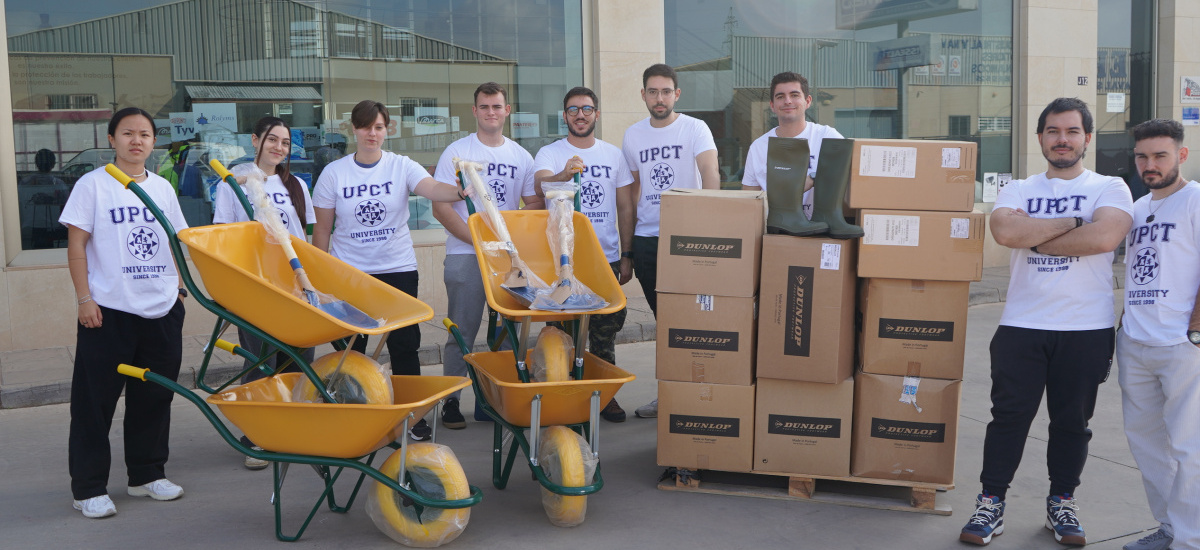 La UPCT impulsa una campaña de crowdfunding para ayudar acelerar la reconstrucción de zonas arrasadas por la DANA