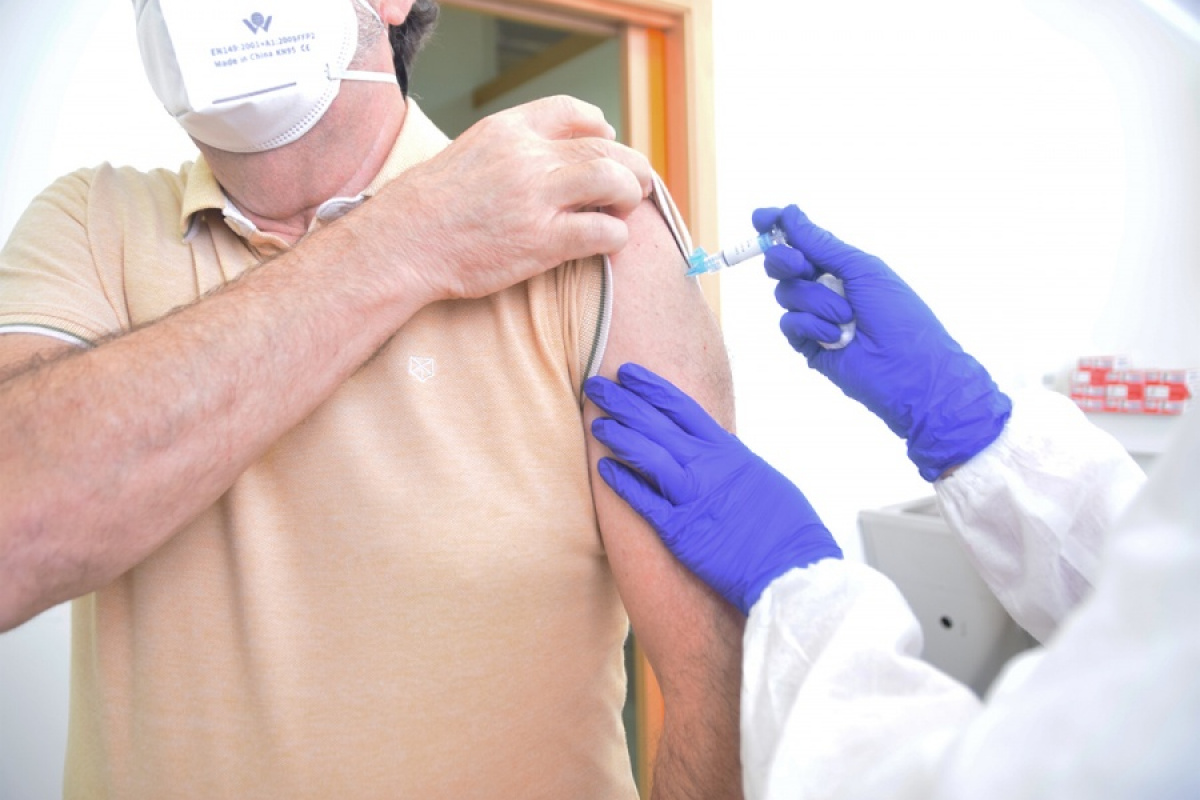 Foto de una vacuna contra la gripe administrada el pasado año.