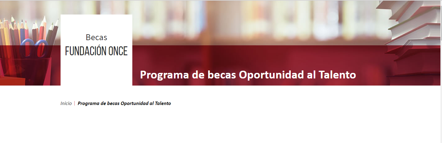 Programa Becas FONCE OPORTUNIDAD AL TALENTO. VI EDICIÓN